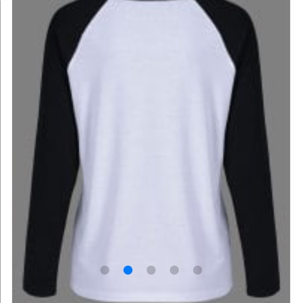 🌟6/$25🌟 Raglan Sleeve Xmas T-Shirt XL/16 - Picture 2 of 4